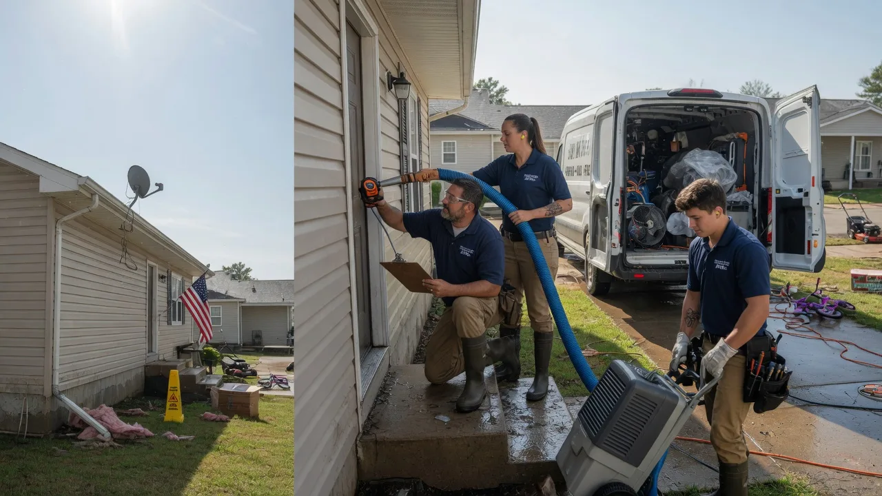 Ceiling Water Damage Restoration in Gilchrist, TX near me