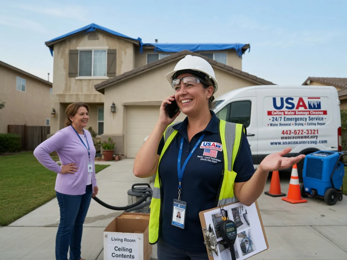 Ceiling Water Damage Restoration Gilchrist, TX FAQs